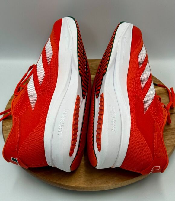 ADIDAS Adizero SL2 Miami Hurricanes Shoes Men 14 Orange Collegiate Pack JQ0240 main image 7